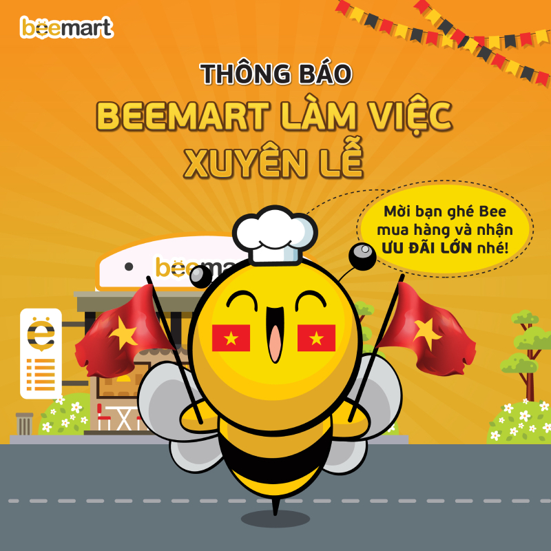 [TIN HOT]: Beemart mở cửa xuyên lễ 2/9 - Giảm giá sốc tới 60%