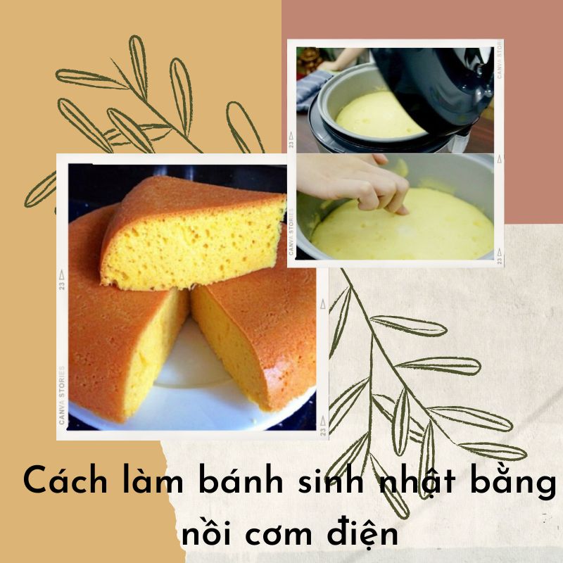 Bí quyết thành công khi làm bánh bông lan bằng nồi cơm điện