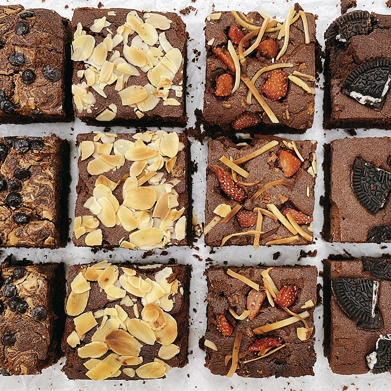 Cách làm bánh Brownies chocolate 4 vị thơm ngon, mềm mịn dễ làm