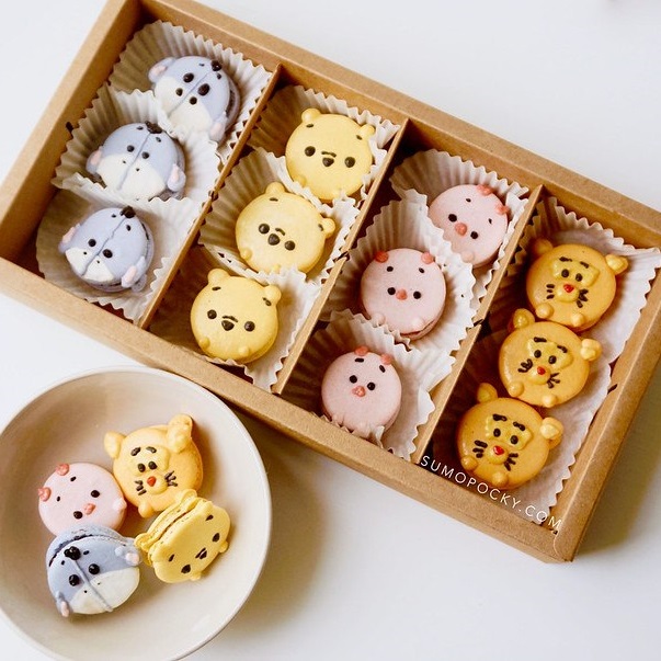 Mô hình bánh Macaron 5 màu cho các bạn chọn trang trí móc chìa khóa DIY   Mua đi chờ chi  Mua đi chờ chi