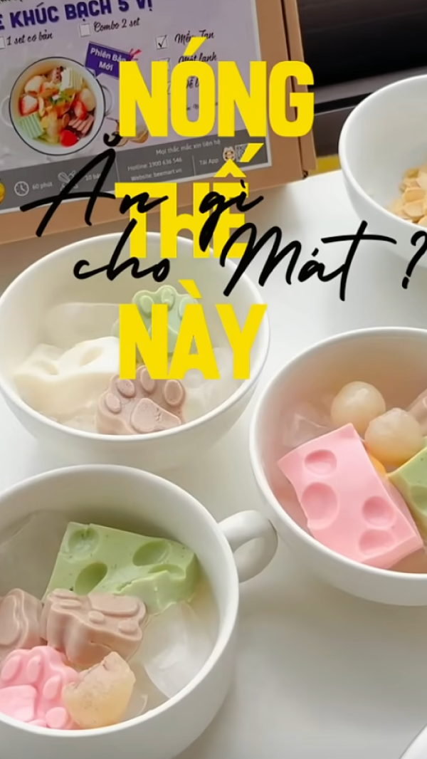 Cách làm chè khúc bạch nhân phomai