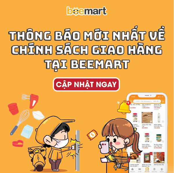 THÔNG BÁO MỚI NHẤT VỀ CHÍNH SÁCH GIAO HÀNG TẠI BEEMART