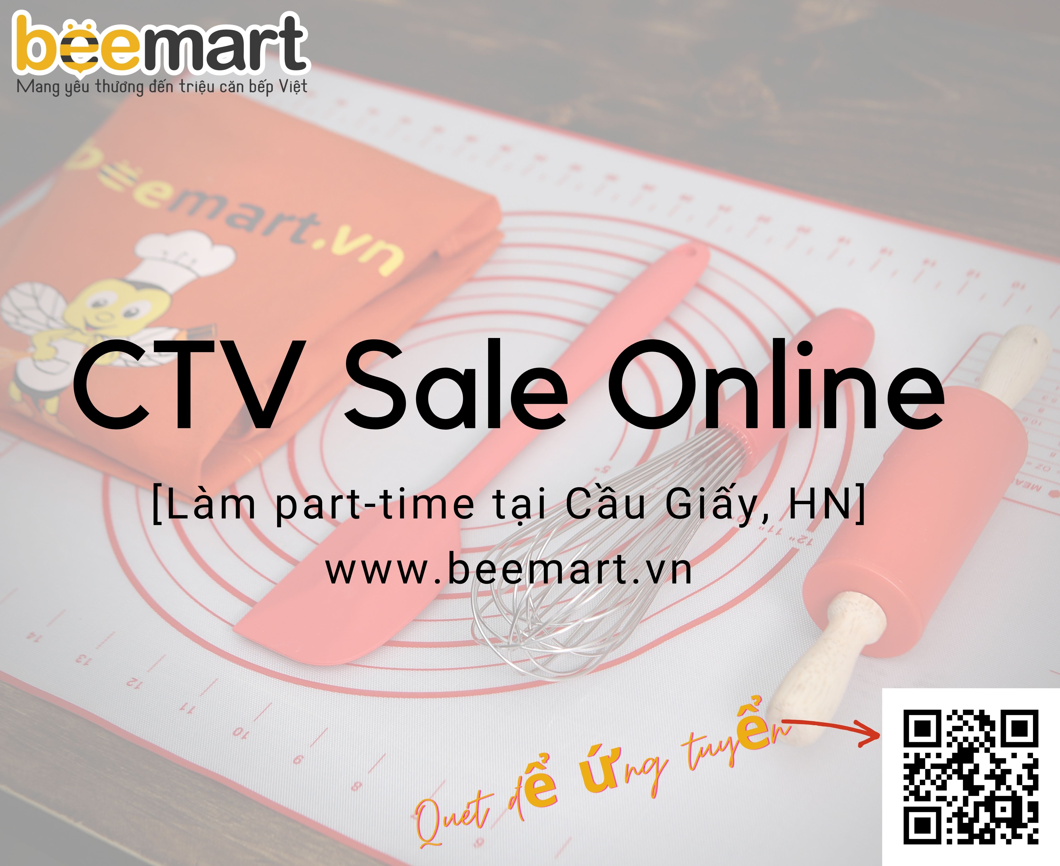 [BEEMART] TUYỂN DỤNG CỘNG TÁC VIÊN SALE ONLINE