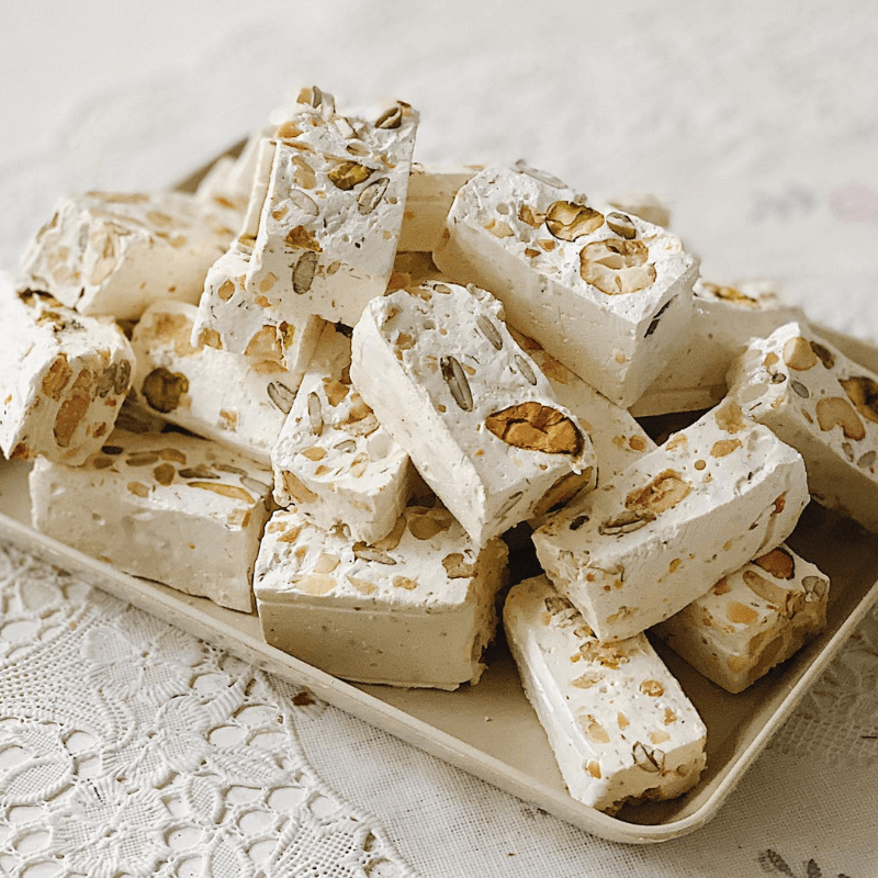 Cách làm kẹo nougat không cần marshmallow siêu dễ tại nhà