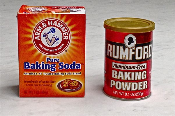 Khi nào sử dụng baking soda, baking powder