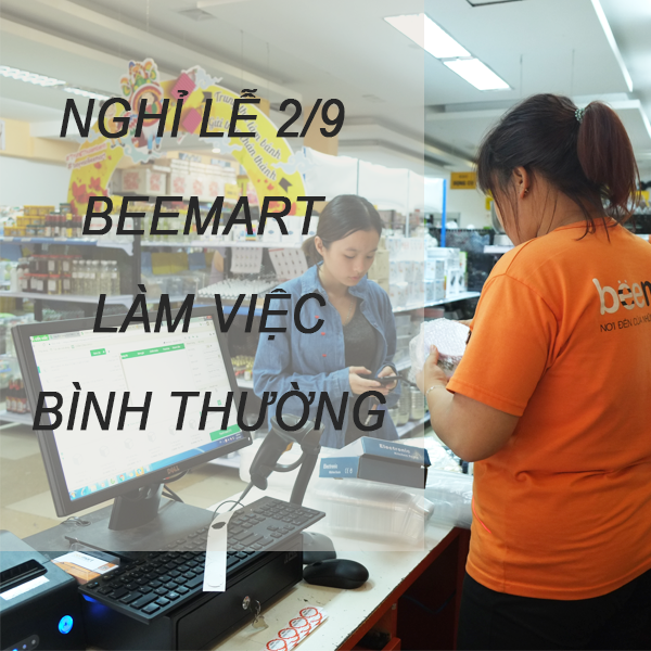 [THÔNG BÁO] BEEMART VẪN LÀM VIỆC BÌNH THƯỜNG DỊP NGHỈ LỄ MỒNG 2/9