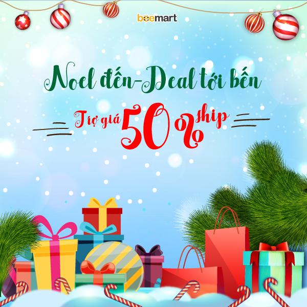 NOEL ĐẾN DEAL TỚI BẾN TẠI ZALO BEEMART - THẾ GIỚI ĐỒ LÀM BÁNH