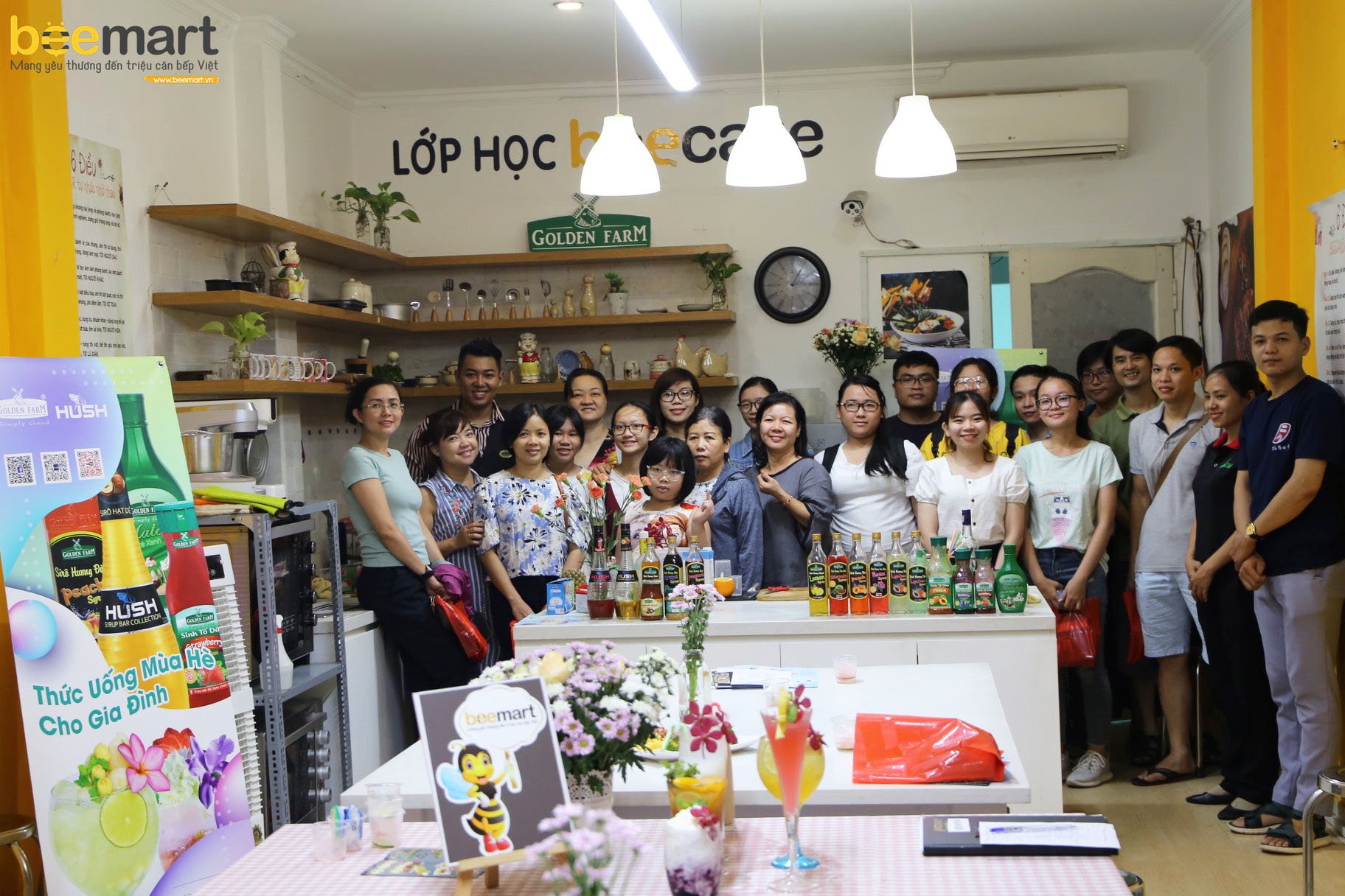 Workshop pha chế đồ uống 8/6 tại Beemart: 