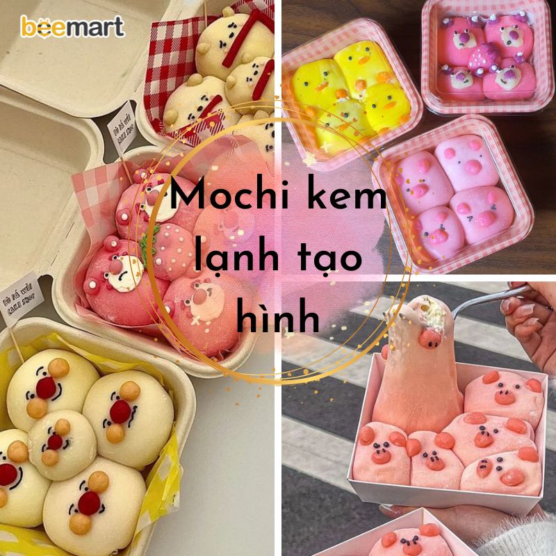 Mochi kem lạnh tạo hình - món bánh HOT nhất mùa hè 2023