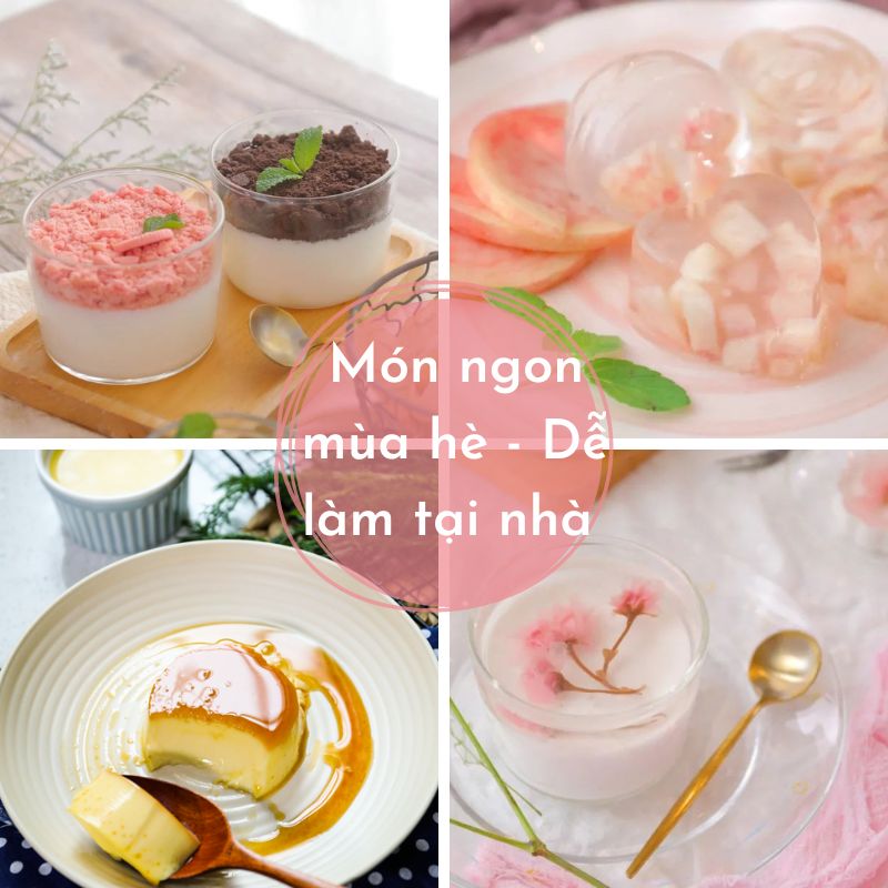 5 Món bánh ngon cuối tuần - Dễ làm và Hấp dẫn cho mùa hè và lũ trẻ