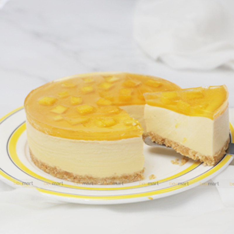 Cách làm mousse xoài sữa chua không cần lò (Mango Yogurt Mousse Cake)