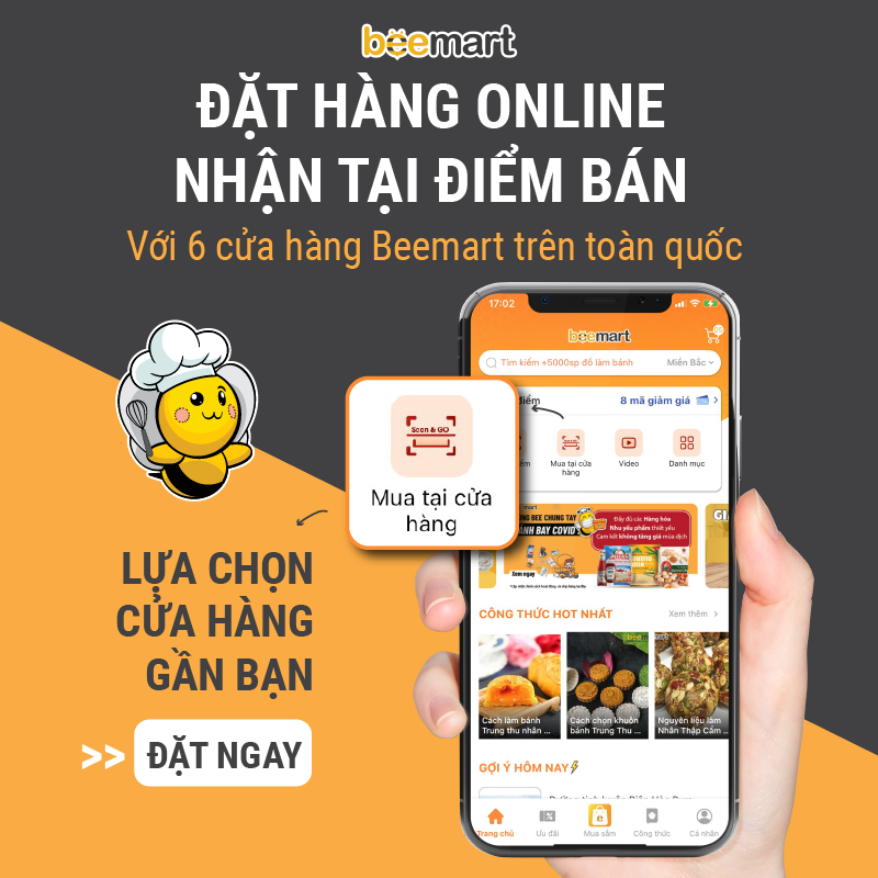 MUA HÀNG ONLINE - NHẬN TẠI ĐIỂM BÁN - AN TOÀN MÙA DỊCH VỚI APP BEEMART