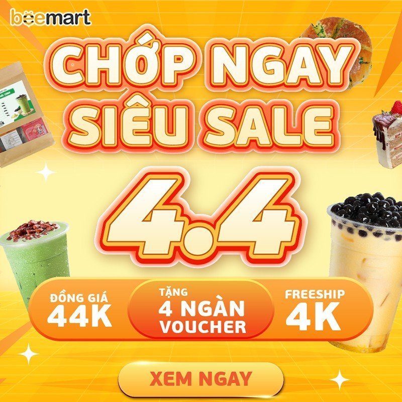 CHỚP NGAY SIÊU SALE 4.4 - ĐỒNG GIÁ 100 SET NGUYÊN LIỆU CHỈ TỪ 44K