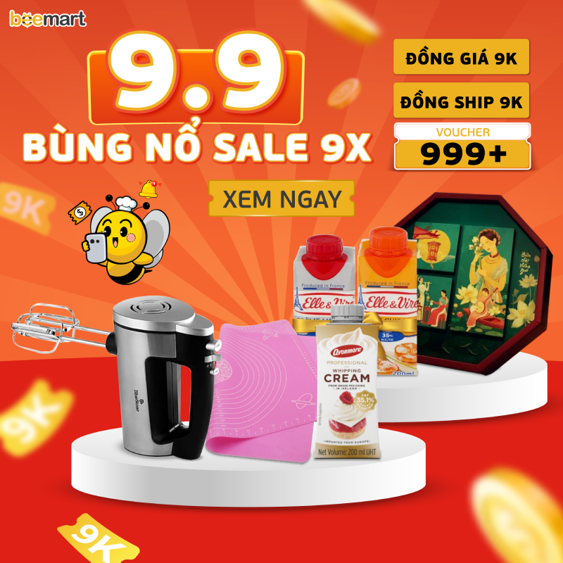 9.9 Đại tiệc Sale đồ làm bánh