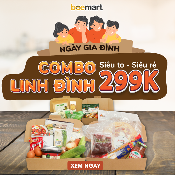 Mừng Ngày Gia đình - Combo linh đình - Giá chỉ 299k