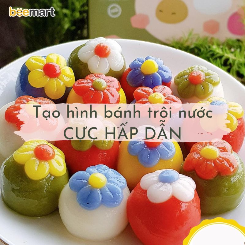 Tạo hình bánh trôi nước cho Tết Hàn thực