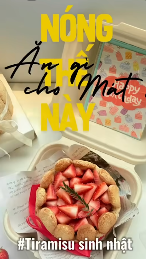 Làm tiramisu không cần lò nướng