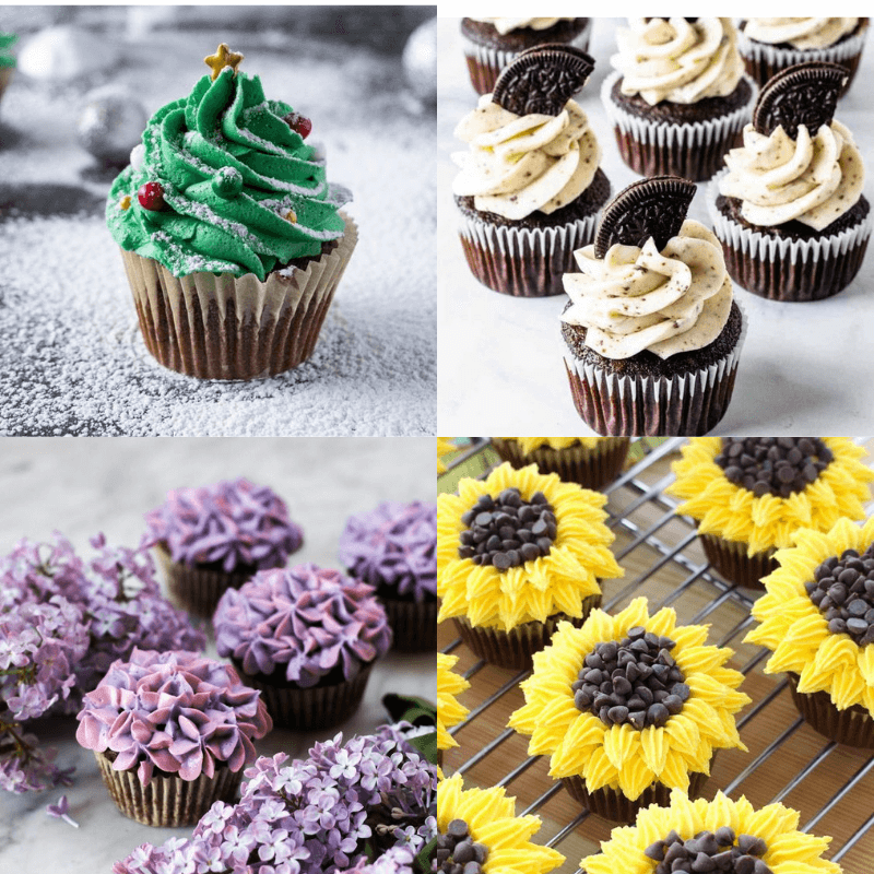 Cách làm và trang trí cơ bản bánh cupcake