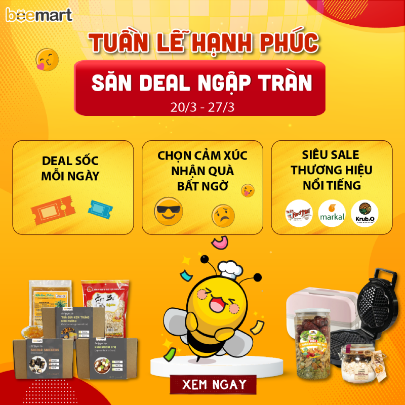 Beemart tuần lễ hạnh phúc - săn sale đúng lúc - đồ làm bánh giảm 50%