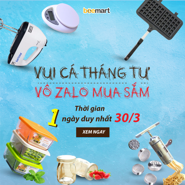 VUI CÁ THÁNG 4 - VÔ ZALO MUA SẮM