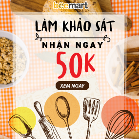 LÀM KHẢO SÁT NHẬN NGAY VOUCHER GIẢM GIÁ 50K