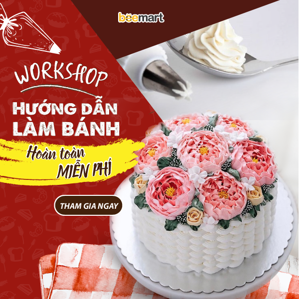 Workshop: LÀM BÁNH KHÔNG KHÓ CÙNG BEEMART!