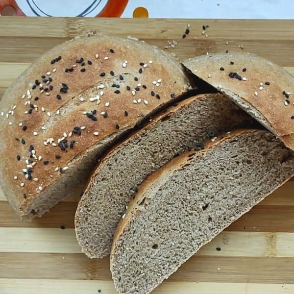 Tự làm bánh mì ngũ cốc nguyên cám đơn giản bằng nồi chiên không dầu