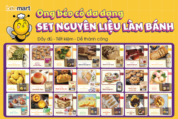 Nguyên liệu làm bánh tiện lợi