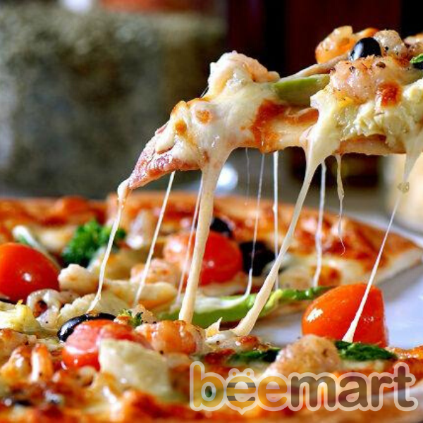 Combo Đế bánh Pizza loại 23cm (2 chiếc)+ Phô mai Mozzarella Emborg bào sợi 100g