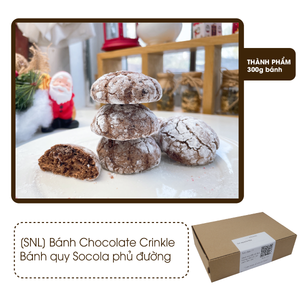 Cách làm bánh chocolate crinkles đẹp mắt mà ngon tuyệt cú mèo