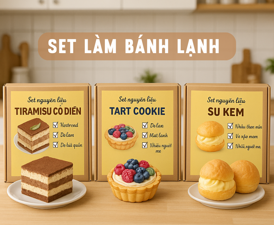 Set làm bánh lạnh