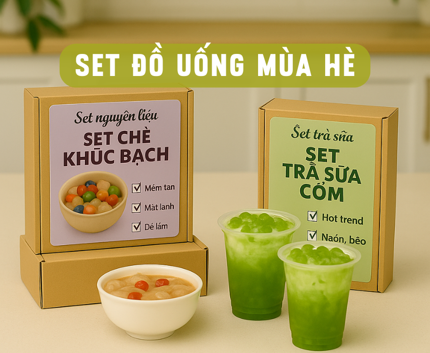 Set đồ uống mùa hè