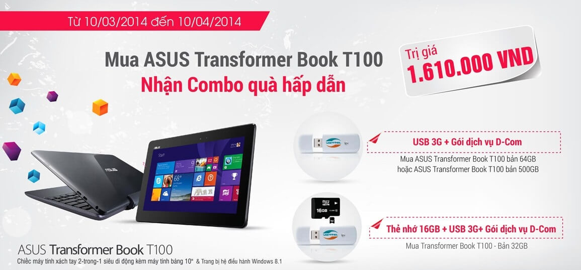 Mua Asus tặng gói combo quà hấp dẫn