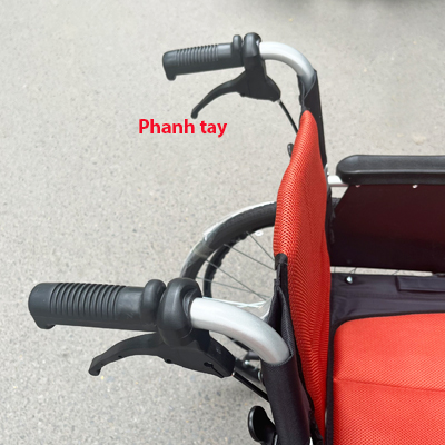 Xe Lăn Khung Nhôm Lucass X86 xe lan lucass x86 phanh tay