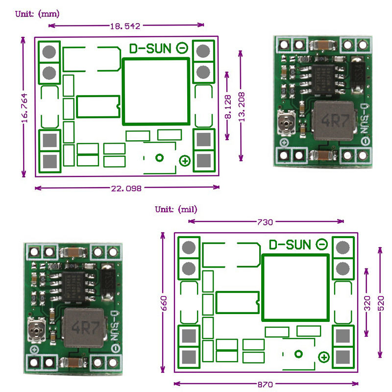 Module Buck DC-DC MP1584EN 3A - V1