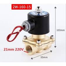 Van điện từ 220VAC phi 21mm 2