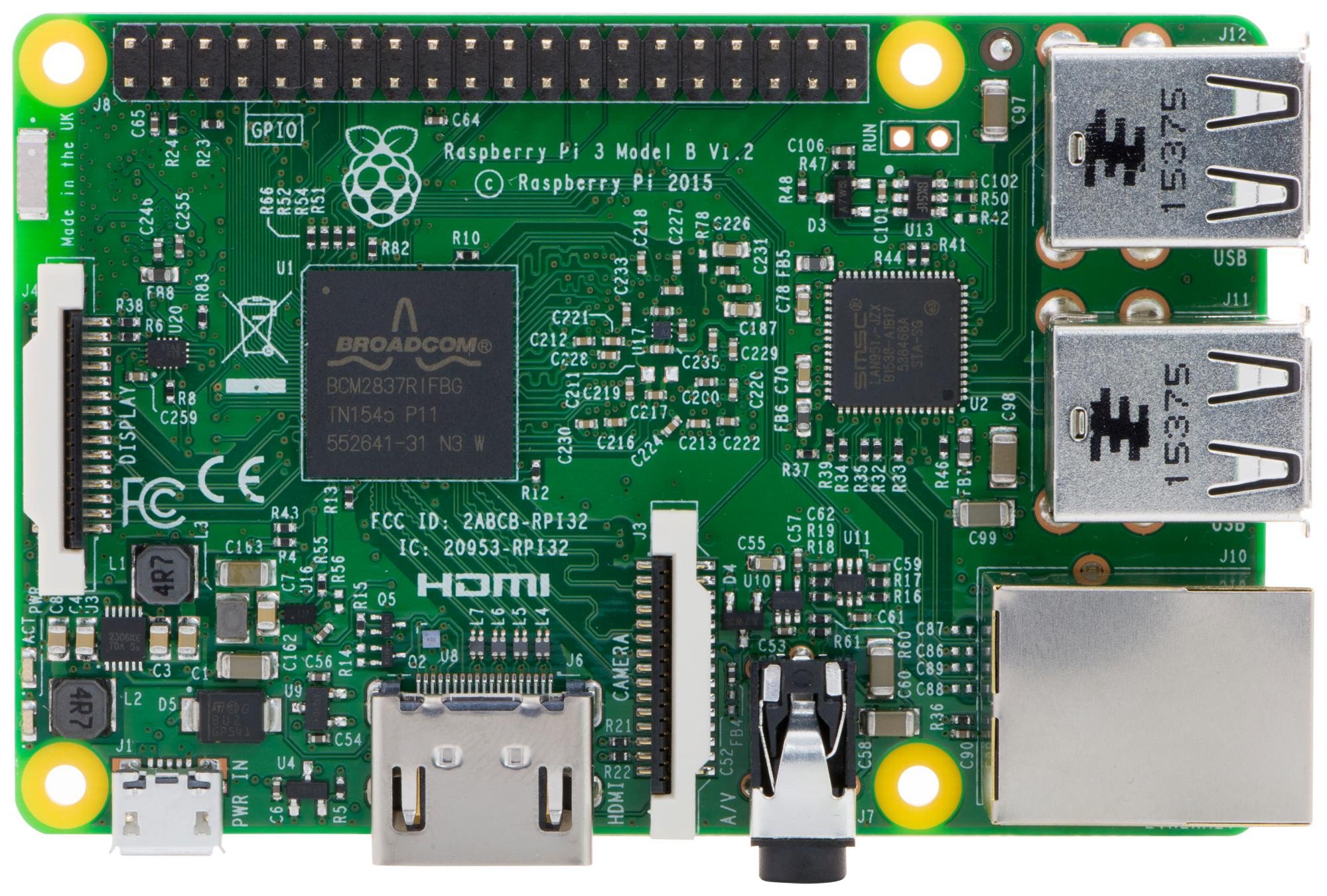 Raspberry Pi 3 Model B ( Made in UK )