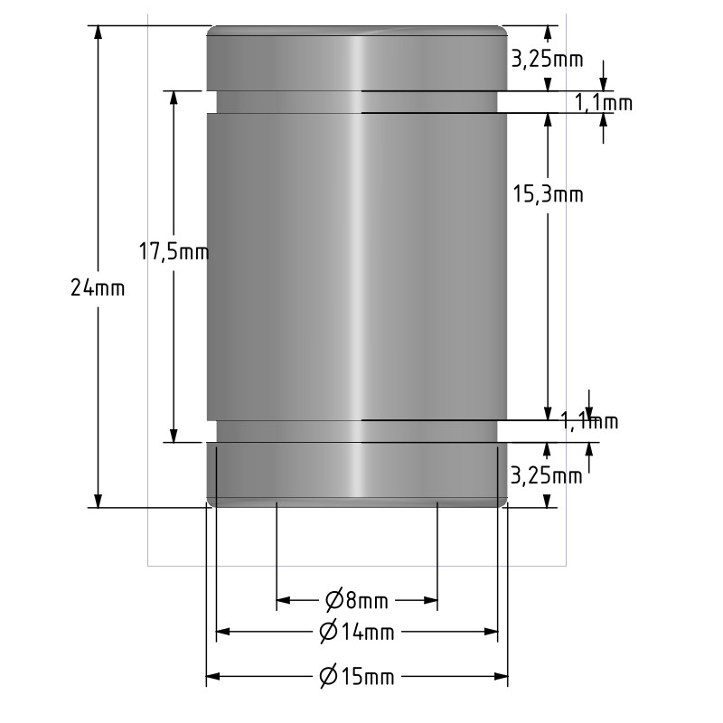 Ổ Bi Trượt LM8UU