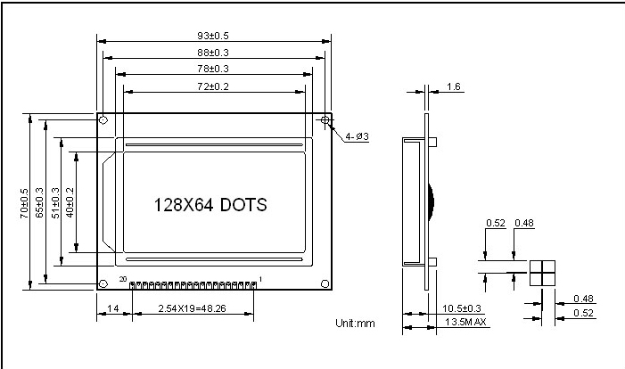 Màn Hình LCD 128x64B