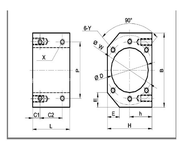  Áo Nhôm Cho Đai Ốc Vitme DSG1605