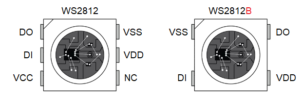 Led RGB WS2812B 6 Pin