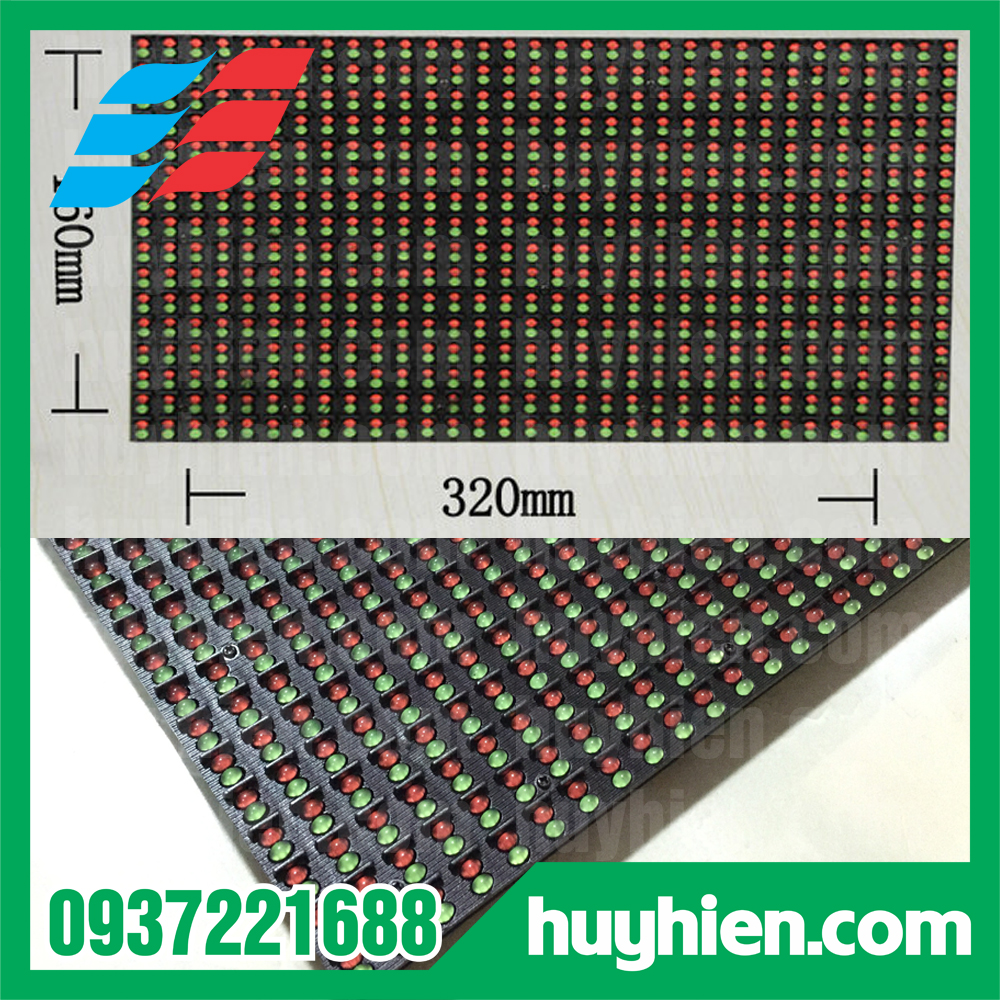 P10 Led Module 3 Inch module p10 3 mầu ngoài trời | module p10 3 mau | module p10 huyhien.vn