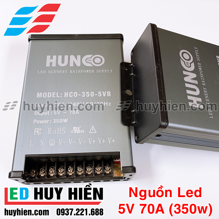 Hunco nguồn led 5v70a ngoài trời | Nguồn ngoài trời 5v70a| Nguồn led 5v70a ...
