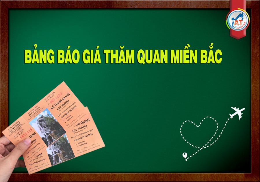 bảng giá vé tham quan Miền Bắc