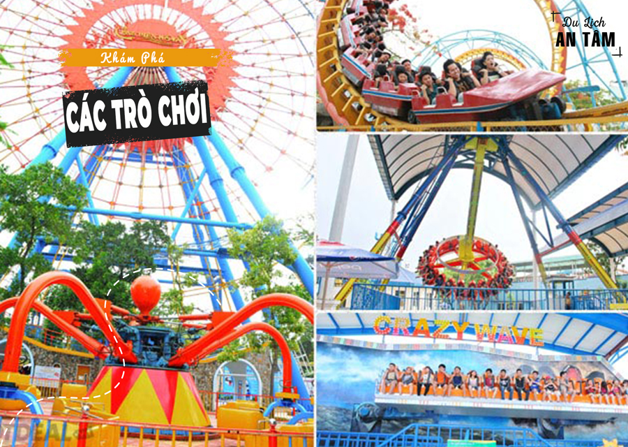 trải nghiệm trò chơi tại Đảo Ngọc Xanh