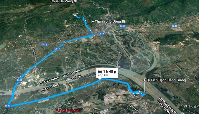 Đường đi Bạch Đằng Giang