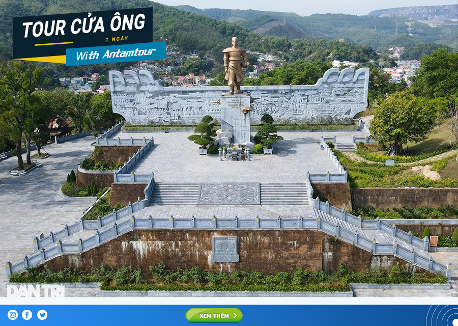 CHÁNH ĐIỆN CHÙA CÁI BẦU VỚI THIẾT KẾ HAI TẦNG UY NGHI RỘNG LỚN