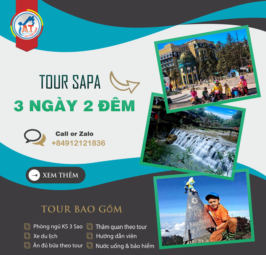 Tour Sapa 3 Ngày 2 Đêm, Khởi Hành Hàng Ngày | Antamtour.Vn