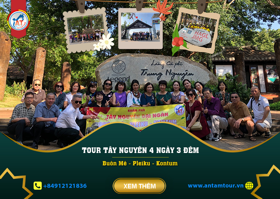 Tour Tây Nguyên 4 ngày