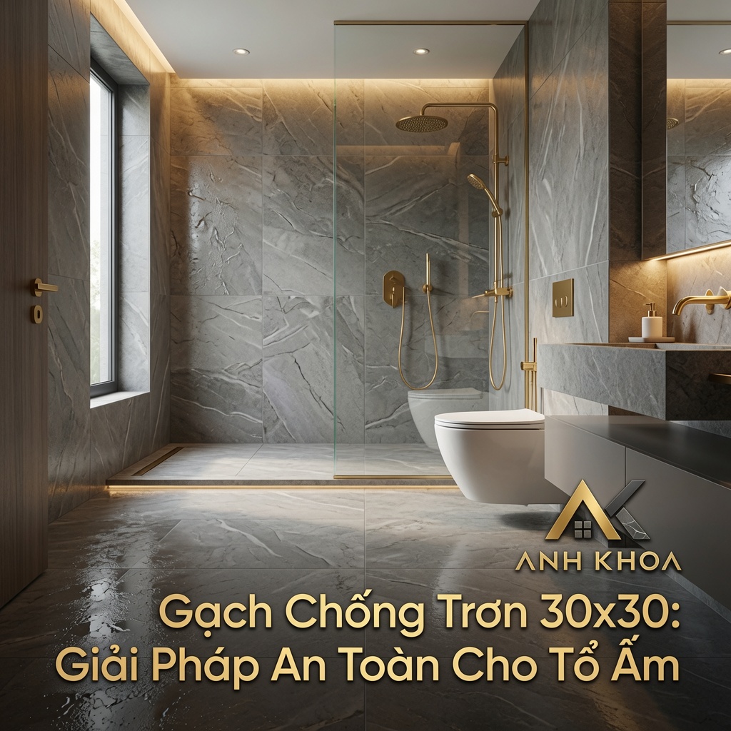 Gạch Chống Trơn 30x30 Dùng Ở Đâu Hiệu Quả Và An Toàn Nhất?